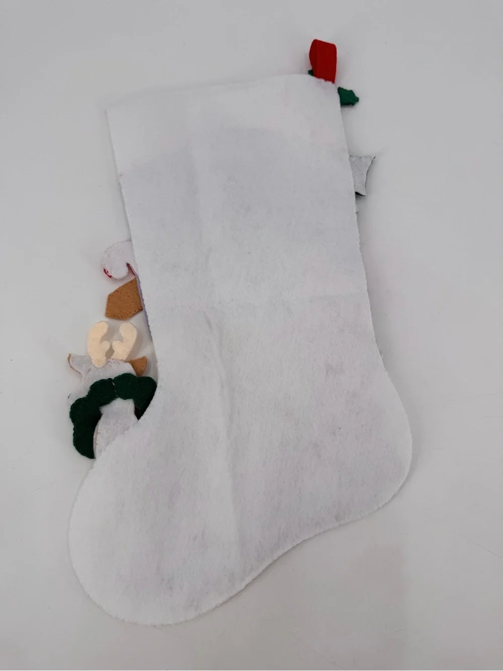 Bucilla 18” Lumberjack Santa Christmas Stocking Holiday Sparkle Sequin COMPLETED